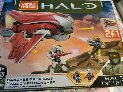 Mega Construx Halo Infinite Banshee Breakout Building Set NEW IN STOCK • $34.01