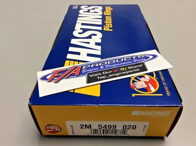 1976 - 1993 Chevy 305 5.0L Engines Moly Piston Ring Set Hastings Mfg 2M 5499 020 • $60