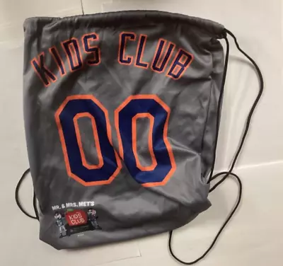 2024 Mr. Met Kids Club Drawstring Bag/Back Pack Double Sided • $14.99