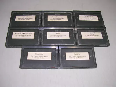 Lot Of 8 Kiosk Games (SMS Sega Master System) Prototype Sample Kiosk Cartridge • $599.99