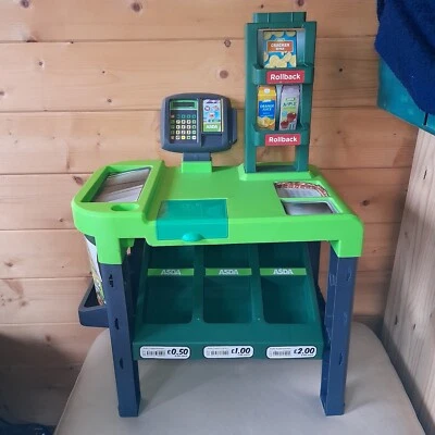 £39.99 • Buy ASDA Supermarket Toy Till Checkout Play Food Roleplay Shop With Toy Money / Cash