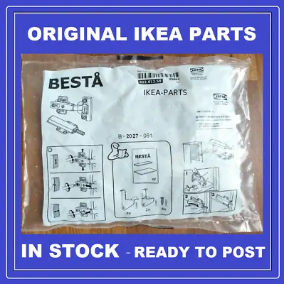 Ikea Besta Hinges Soft Close X2 With Push Opener X1 New Sealed Pack 802.612.58 • £12.95