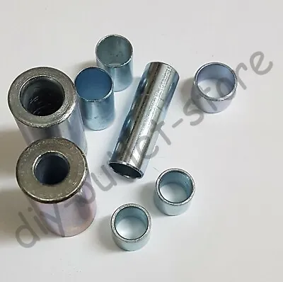 METAL BUSH SPACER SLEEVE DISTANCE TUBE ROUND MANY SIZE 14mm ID • £10.99