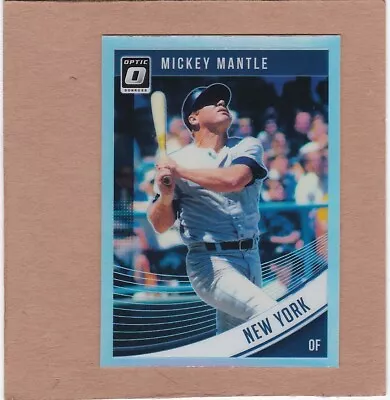 Mickey Mantle 2018 Panini Donruss Optic #165 Silver Holo Prizm NEW YORK YANKEES • $3.51