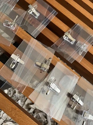 £0.10 • Buy 25  Clip Clear Conference Name Badge Holders Visitor Security Badges 60 X 90mm