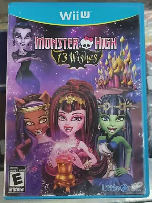 Monster High: 13 Wishes (Nintendo Wii U 2013) • $17
