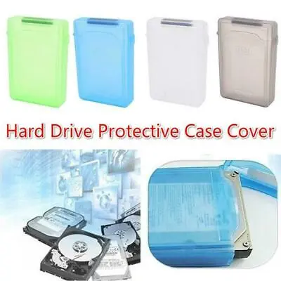 3.5  Practical Plastic SATA HDD IDE Hard Drive Storage AU 1Box Case • £4.38