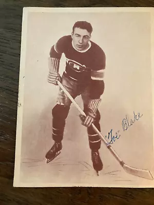 Hector Toe Blake Montreal Canadiens HOF Signed Autograph Photo • $249