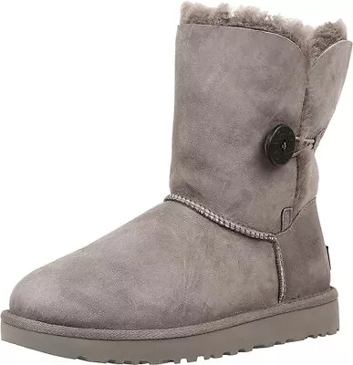 UGG Bailey Button II Grey 1016226 Size 7 NIB • $72.99