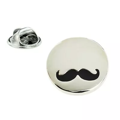 £4.99 • Buy High Polished Moustache Design Lapel Pin Badge X2AJTP321