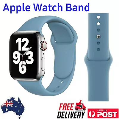 $4.99 • Buy Apple Watch Band 38mm, 42mm. I-watch Sports Silicone Band. Series 6/5/4//3/2/1