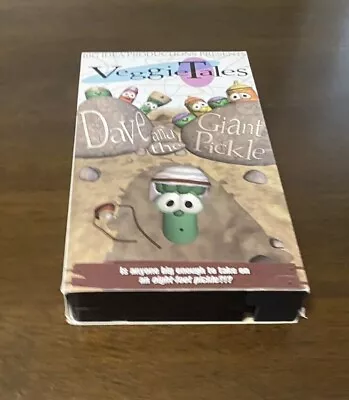 Veggie Tales: Dave And The Giant Pickle 1996 VHS Tape Christian Religious Kids • $6