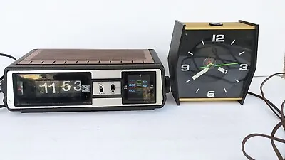 Lot 2 Vintage Concept 2000 AM/FM FLIP NUMBER Stancraft Projection Clock Parts  • $49.95