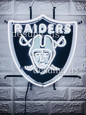 Las Vegas Raiders Football 20 X16  Neon Light Sign Lamp HD Vivid Printing • $139.09