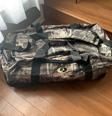 Mossy Oak Break Up Infinity Camo Large Zippered Duffle Bag 29x15x11” Clean • $39