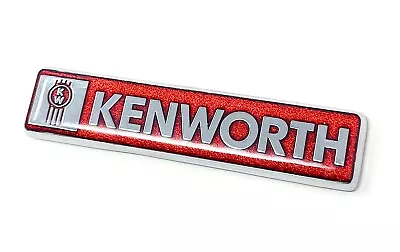 Kenworth Kw Red Emblem Metal Truck Semi Chrome  • $45.52