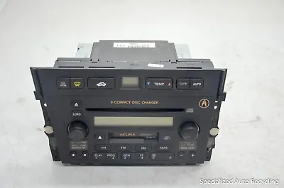 2001 ACURA TL AM FM Bose 6 Disc CD Cassette Radio Receiver OEM 39101-S3M-A130-M1 • $60