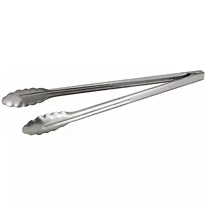 Heavy-Duty Stainless Steel Utility Tongs 16 Inches • $11.75