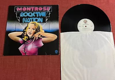 MONTROSE - Rock The Nation / German Import Vinyl LP Record [RE] WB 46 276 • $14.50