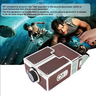 Smartphone Projector Mini DIY Mobile Phone Home Theater Cinema Video For Phone • $23.70