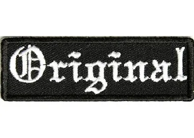 Original Embroidered Iron On Biker Vest Patch • $5.50