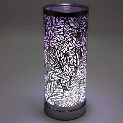 Electric Wax Oil Burner Diffuser LED Light Home Decor Lamp Melt Aroma Leaf Gift • £20.99