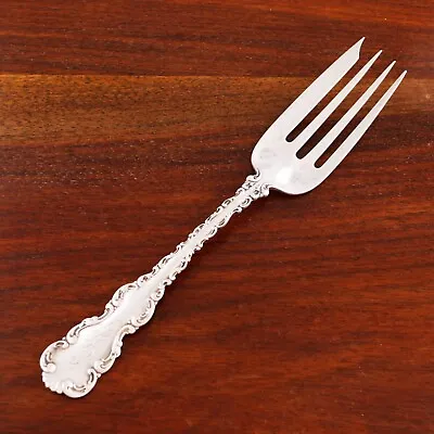 $84.50 • Buy Whiting American Sterling Silver Cold Meat Fork Louis Xv 1891 Monogram Ejt