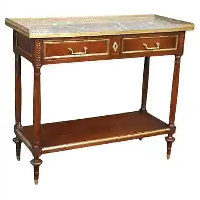 Fine Quality Directoire Maison Jansen Attributed Marble Top Console Table Buffet • $2495