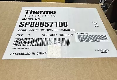 Thermo Scientific 7” Ceramic Top Hot Plate/Top Stirrer SP88857100 Voltage100/120 • $185