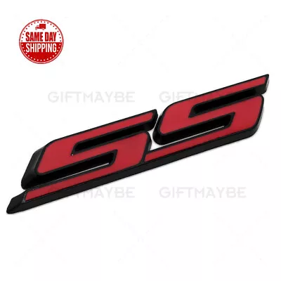 Camaro SS 3D Letter Fender Grille Bumper Lid Logo Emblem Badge ZL1 Z28 Red Black • $9.99