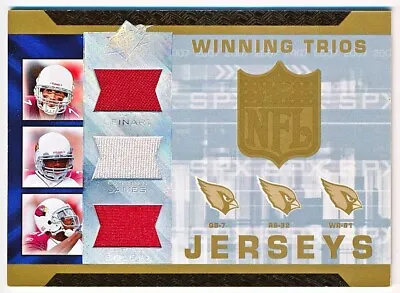 2007 SPx Matt Leinart Edgerrin James Anquan Boldin Winning Trios Jersey #WT-LJB • $2.95