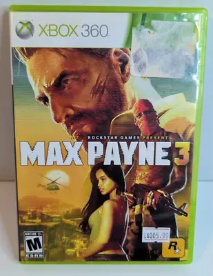 Max Payne 3 (Microsoft Xbox 360 2012) Excellent Cond! CIB Free Shipping! • $14.99