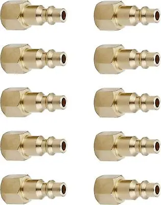 1/4-Inch Female Coupler Quick Connect Air Hose & Air Coupler Plug - Pack Of 10 • $9.98