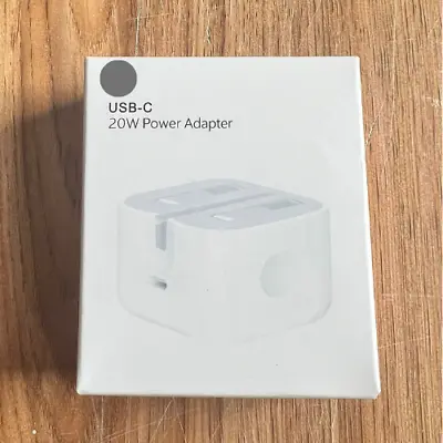 Genuine 20W USB Type C PD UK Power Adapter Plug For Apple IPhone  Fast Charger • £10.99