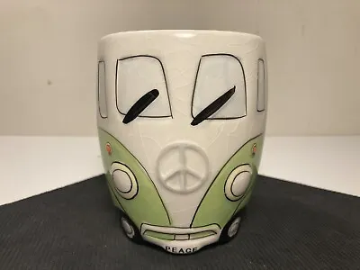$9.99 • Buy Green Volkswagen VW Bus Peace Campervan Mug Coffee Cup Ceramic