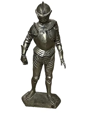 Vintage Fontanini Depose Medieval Knight In Armour Statue Figurine Italy 18.5cm • $39.95