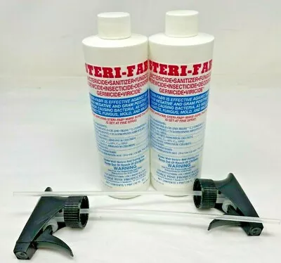 2 16oz. Steri-Fab Bed Bug Lice Dust Mite Insecticide Mattress Spray Disinfectant • $37.99