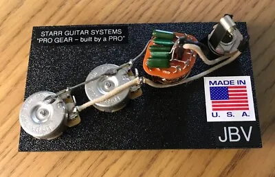 Wiring Harness For FENDER Jazz Bass With Rotary Varitone Style Tone Switch! NEW! • $90.25