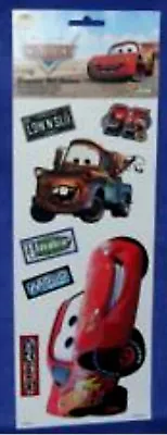 Disney Pixar CARS Movie Reusable Wall Stickers Lightning McQueen Mater New Decal • $12.99