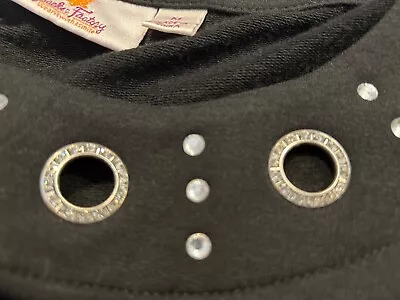 Quacker Factory Ladies Black Top Size Medium 3/4 Sleeve Length • $16.95