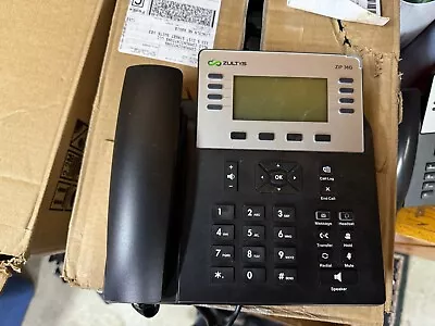 Lot Of 8 Zultys ZIP36G VOIP Phones With Handsets And Desk Stands • $100