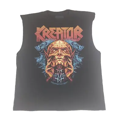 Kreator Band  You Cannot Kill Us All Men's 2XL Official T-Shirt Cut-Off Sleeves • $9.88