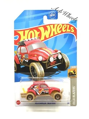 2023 Hot Wheels Volkswagen  Baja Bug  Treasure Hunt (Q Case) Red Baja Blazers • $4.99