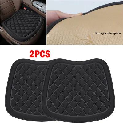 2PCS Memory Foam Front Car Seat Cushion Mat Pad Chair Protector Breathable Cover • £19.85