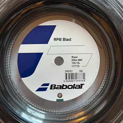 Babolat RPM Blast 15L - (40ft / One Set) Cut From A Genuine Reel (No Package) • $15