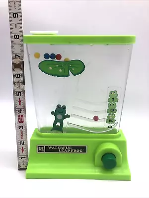 Vintage Toy Waterful  Leap Frog Ring Toss Water Game Tomy 1976 READ • $48.97