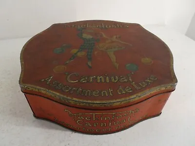 £60 • Buy Vintage Mackintosh's Carnival Assortment De Luxe Tin Red Advertisement (J18)