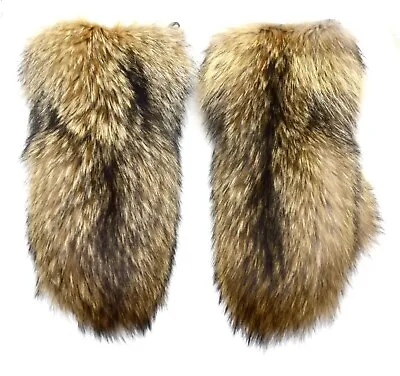 Winter Men's Raccoon Fur Mittens • $209