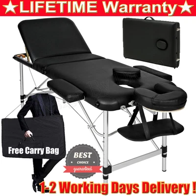 £92.30 • Buy Lightweight Portable Massage Table Spa Reiki Couch Eyelash Beauty Couch Bed 2023