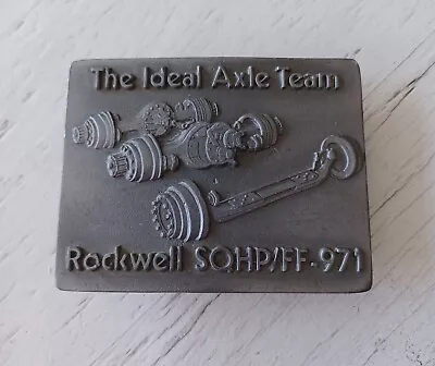 Rockwell Ideal Axle Team Belt Buckle Monster Trucks Rock Crawlers Trailers Auto • $9.99